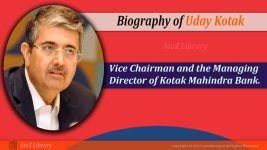 Biography of Uday Kotak