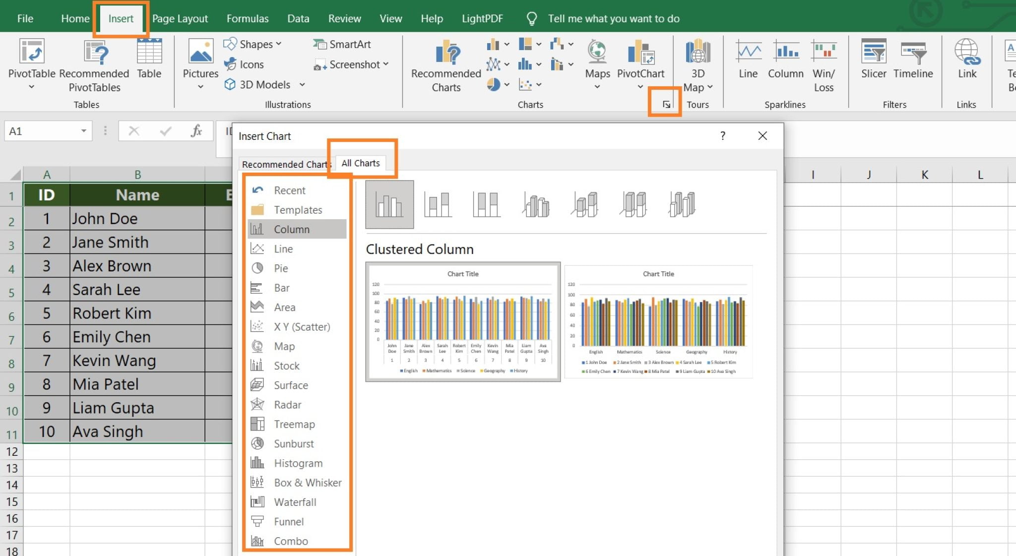 How to Create Charts and Graphs in Excel to Make Attractive Report ...