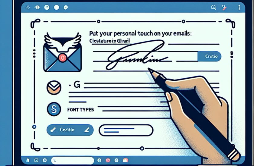 how to make a signature in gmail