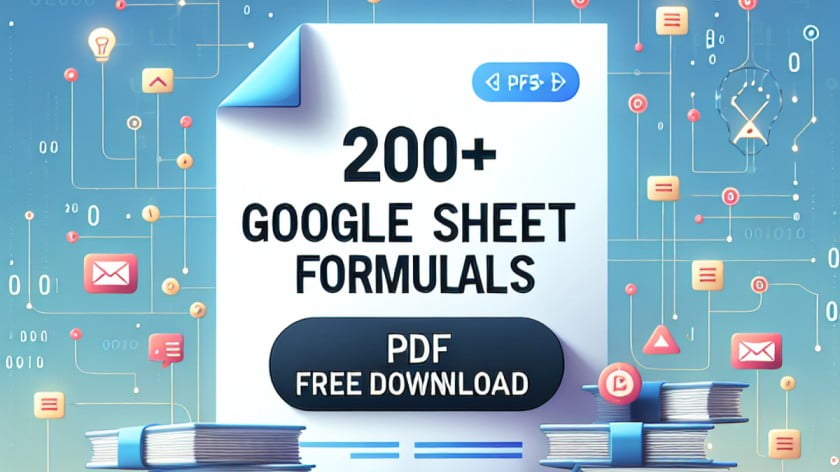 Google Sheet Formulas PDF