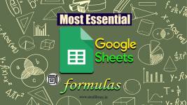 Google Sheet Formula List