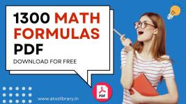 Math formulas Pdf