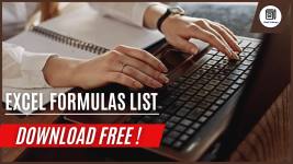 excel formulas list